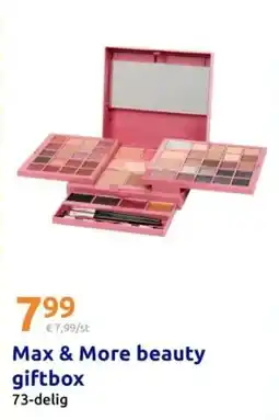Action Max & More beauty giftbox aanbieding