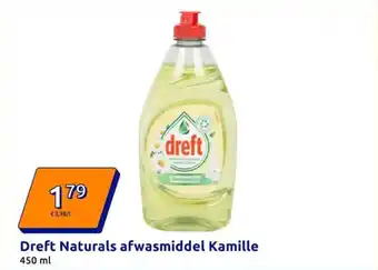 Action Dreft Naturals afwasmiddel Kamille aanbieding