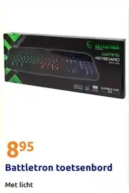 Action Battletron toetsenbord aanbieding