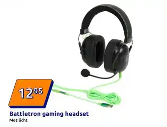Action Battletron gaming headset aanbieding