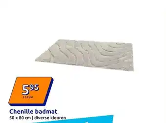 Action Chenille badmat aanbieding