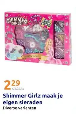 Action Shimmer Girlz maak je eigen sieraden aanbieding