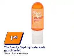 Action The Beauty Dept. hydraterende gezichtsmist aanbieding