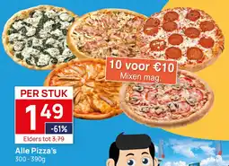 Butlon Alle Pizza's aanbieding