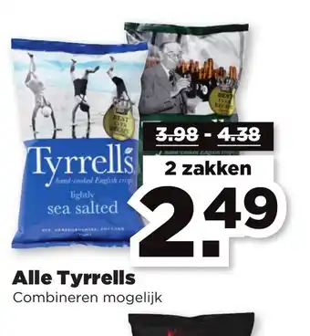 PLUS Alle Tyrrells 2 zakken aanbieding