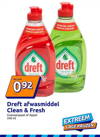 Action Dreft afwasmiddel Clean & Fresh aanbieding
