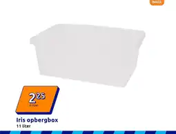 Action Iris opbergbox aanbieding