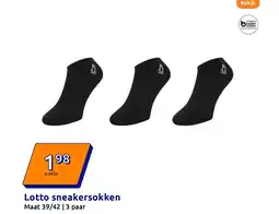 Action Lotto sneakersokken aanbieding
