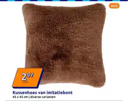 Action Kussenhoes van imitatiebont aanbieding