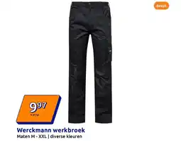 Action Werckmann werkbroek aanbieding