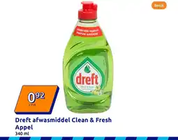 Action Dreft afwasmiddel Clean & Fresh Appel aanbieding