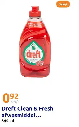 Action Dreft Clean & Fresh afwasmiddel aanbieding