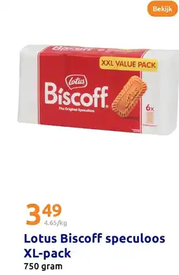 Action Lotus Biscoff speculoos XL-pack aanbieding