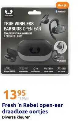 Action Fresh 'n Rebel open-ear draadloze oortjes aanbieding