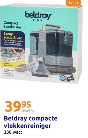 Action Beldray compacte vlekkenreiniger aanbieding