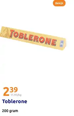 Action Toblerone aanbieding