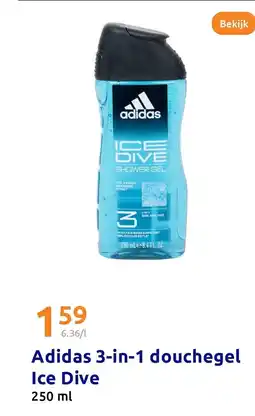 Action Adidas 3 in 1 douchegel Ice Dive aanbieding