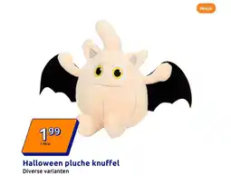 Action Halloween pluche knuffel aanbieding