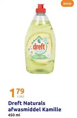 Action Dreft Naturals afwasmiddel Kamille aanbieding