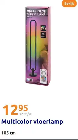 Action Multicolor vloerlamp aanbieding