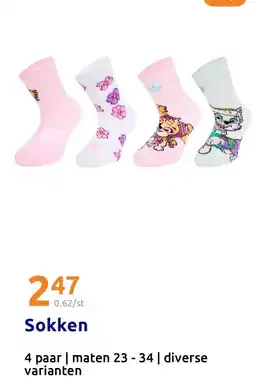 Action Sokken aanbieding