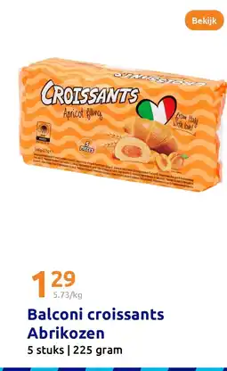 Action Balconi croissants Abrikozen aanbieding