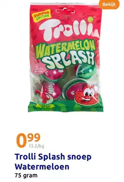 Action Trolli Splash snoep Watermeloen aanbieding