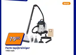 Action Ferm tapijtreiniger aanbieding