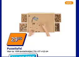 Action Puzzeltafel aanbieding