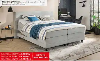 Woonsquare Boxspring Venice aanbieding