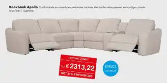 Woonsquare Hoekbank Apollo aanbieding