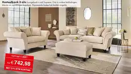 Woonsquare Kasteelbank 3-zits aanbieding