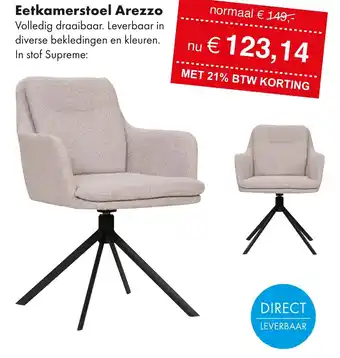 Woonsquare Eetkamerstoel Arezzo aanbieding