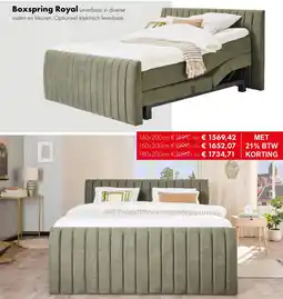 Woonsquare Boxspring Royal aanbieding