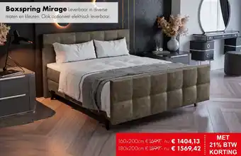 Woonsquare Boxspring Mirage aanbieding