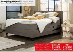 Woonsquare Boxspring Majestic aanbieding