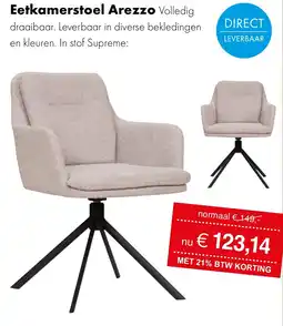 Woonsquare Eetkamerstoel Arezzo aanbieding