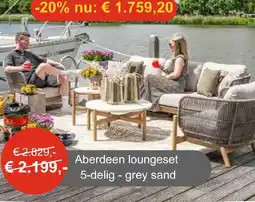 Tuinmeubelland Aberdeen loungeset aanbieding