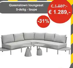 Tuinmeubelland Queenstown loungeset aanbieding