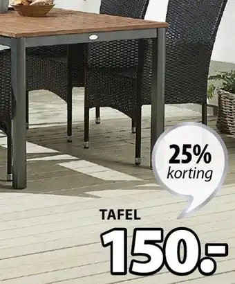 Jysk Yttrup tafel aanbieding