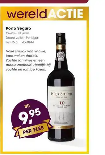 HANOS Porto seguro tawny - 10 years douro vallei - portugal 75 cl aanbieding