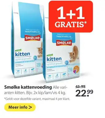 Pets Place Smølke kattenvoeding aanbieding