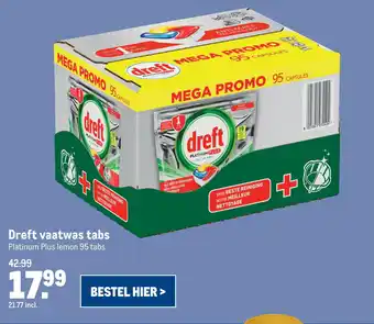 Makro Dreft vaatwas tabs aanbieding