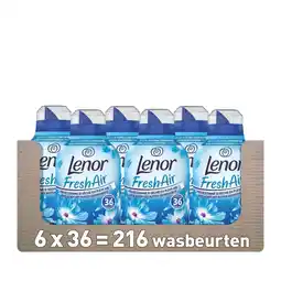 Plein.nl 6x Lenor Wasverzachter Fresh Air aanbieding