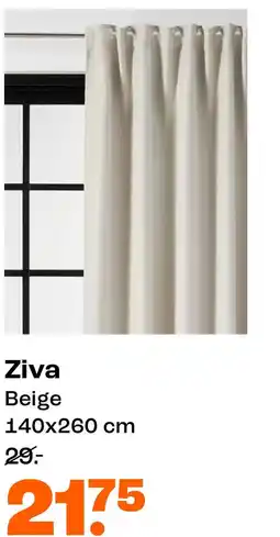 Kwantum Ziva Beige aanbieding