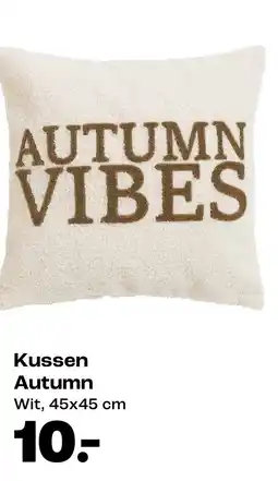 Kwantum Kussen Autumn Wit aanbieding