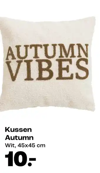 Kwantum Kussen Autumn Wit aanbieding