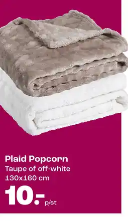 Kwantum Plaid Popcorn aanbieding