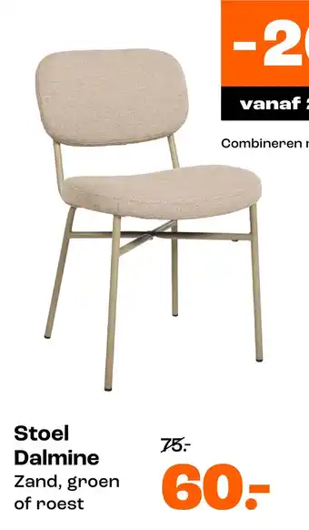 Kwantum Stoel Dalmine aanbieding