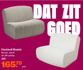 Kwantum Fauteuil Busto aanbieding